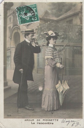 Amour midinette la - cp,