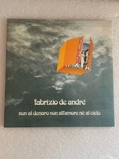 FABRIZIO DE ANDRE' "NON AL DENARO NON ALL'AMORE NE' AL CIELO"  VINILE LP