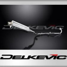 SUZUKI DR125SM 2009-14 IMPIANTO DI SCARICO COMPLETO 350mm SILENZIATORE OVALE INOX  