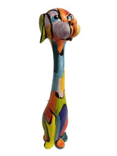 Statuetta ceramica dipinta - , a