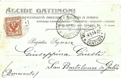 Milano alcide gattinoni - -,