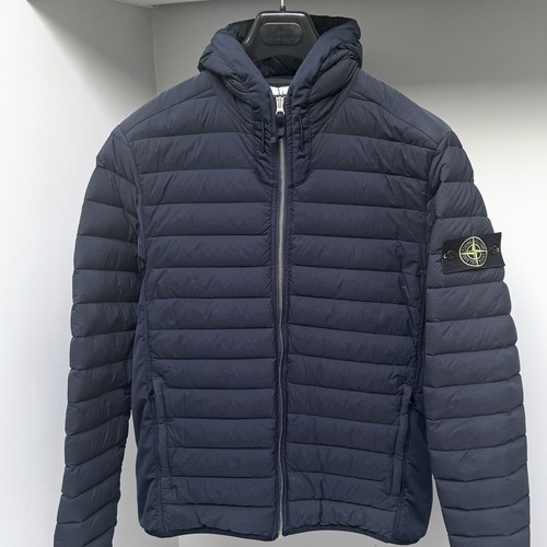 Stone island puffer jacket blu - island,