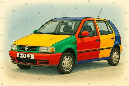 Volkswagen polo harlequin - 6n,