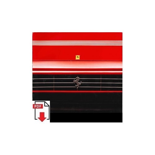 Brochure 1989 ferrari - brochure,