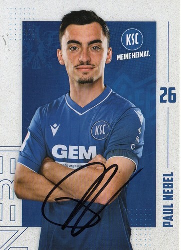 Paul nebel karlsruher sc - paul,