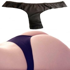 Perizoma sexy  da donna nero in cotone invisibile  tanga brasiliana intimo hot