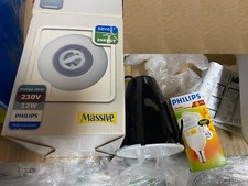 PHILIPS MASSIVE APPLIQUE SOFFITTO SIGMA 59590/56/10 A INCASSO VETRO BIANCO NUOVO