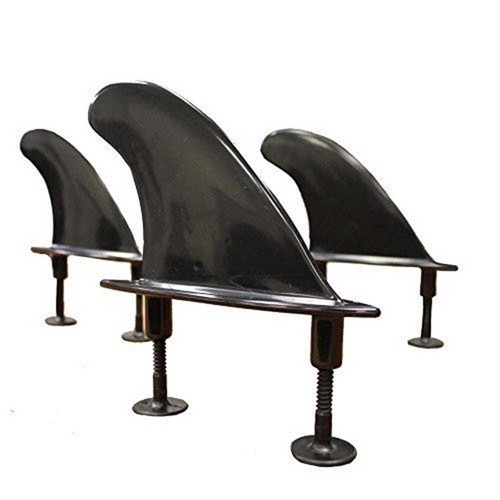 Soft top surfboard fin - soft, set