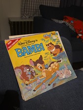 Disneyland Records Storyteller 3903 Bambi Storia e Canzoni Walt Disney Vinile 1980