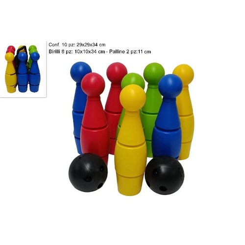 Birilli maxi pezzi 2 - pezzi,