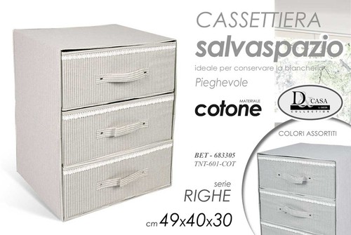 Cassettiera salvaspazio - cassettiera,