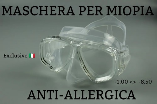 Maschera snorkeling miopia - maschera,