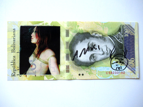 Banconota araki originale - a), araki,