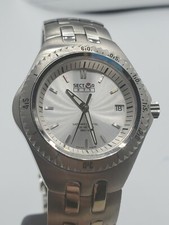 Orologio Donna Sector Quadrante Argento 975 Bracciale Ss Cristallo Zaffiro 300m Acqua...