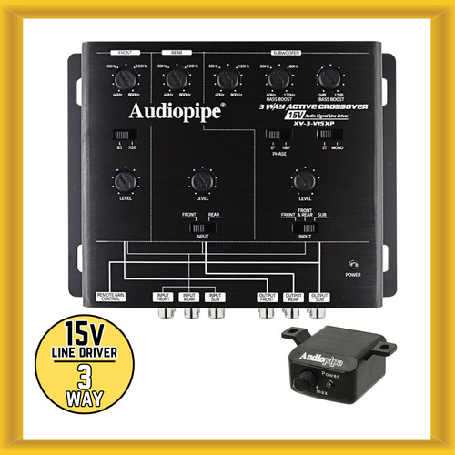 Audiopipe v15xp crossover - audiopipe, xv-3-v15xp