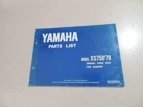 1979 parts catalog - 1979,