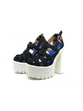 Jeffrey Campbell Sandali Donna F1554 Black Mesh