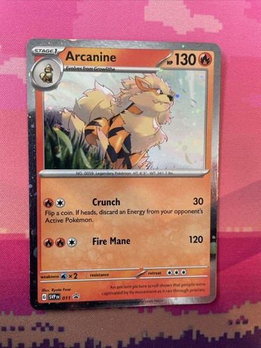 Pokemon card arcanine 011 - card,