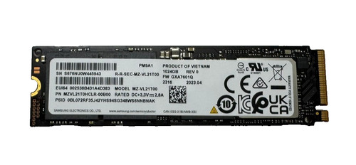 Ssd samsung pm9a1 vl21t00 - ssd,