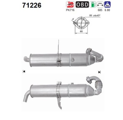 Catalizzatore 71226 per - 71226,