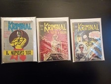 Kriminal  lotto tre numeri 100 -200 - 300 Editoriale Corno  Anni 1967-1969-1971