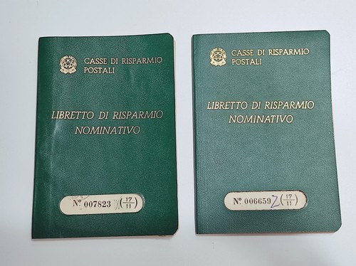 Libretti risparmio postale - 2,