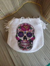Borsa Wayuu teschio, fatta a