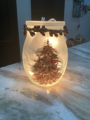 Vaso decorazione natalizia - vaso,
