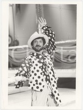 1986 RAI UNO "Io a modo mio" - Gigi PROIETTI in costume da clown - Foto 18x24 cm
