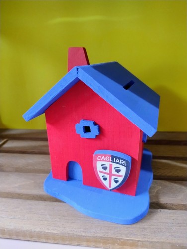 Salvadanaio legno cagliari - salvadanaio,