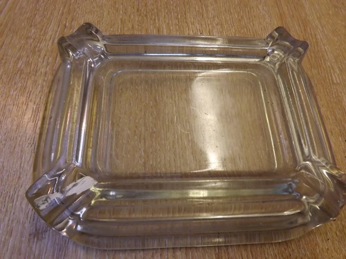 Large rectangular ashtray made - large,
