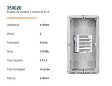 BTicino 350020 - Scatola da