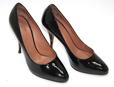 ZANOTTI scarpe donna tg 5 Europa 35 pelle nera Made in Italy S8897