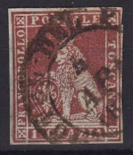 ANTICHI TOSCANA 1851-52 1 CRAZIA USATA BEN MARGINATA