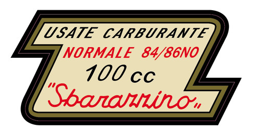 Adesivo serbatoio moto morini - serbatoio,
