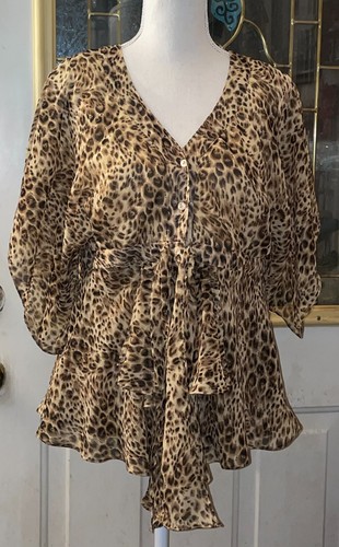 Stampa leopardata marrone