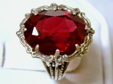 Anello 12ct Rosso Laboratorio
