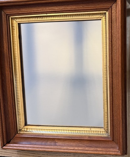 Antique walnut wood brass - walnut, trim