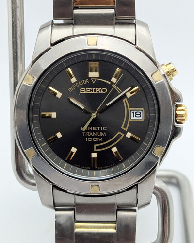 Seiko kinetic titanium 100m - seiko,