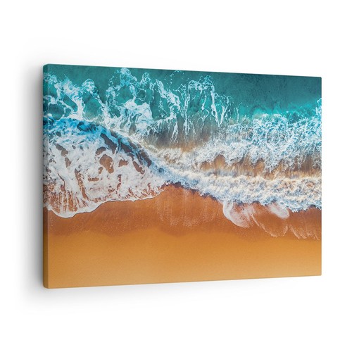 Quadro tela 70x50cm sabbia - tela,