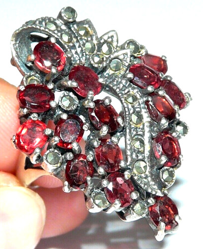 Grande anello argento 925 e - grande,
