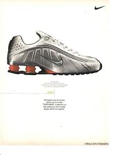 NIKE SHOX R4 Pubblicità Werbung 2001 Italian Magazine Advertising 28x21 cm