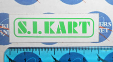 ADESIVO STICKER VINTAGE AUTOCOLLANT AUTO MOTO TUNING S.I. KART GO KART