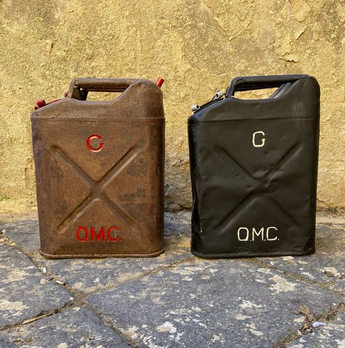 Coppia taniche benzina ww2 - taniche,