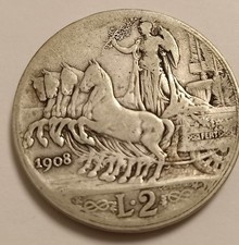 2 Lire Quadriga Veloce 1908