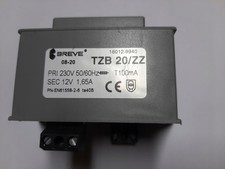 Trasformatore TZB20/22 230/12V resina monofase 