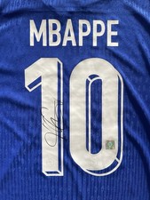 France-Home Shirt Kylian Mbappé Signed with COA & Photoproof