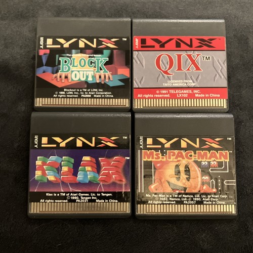 Atari lynx qix klax block - atari,