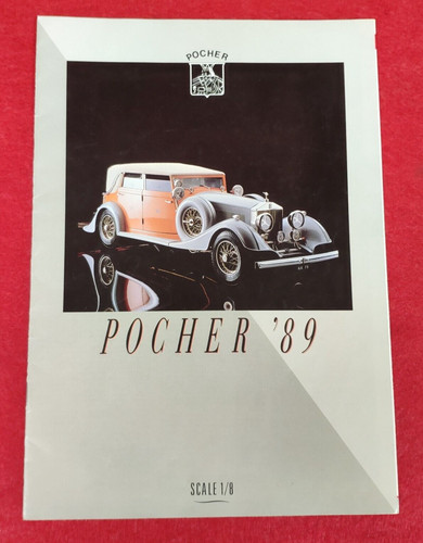 Catalogo originale pocher 1989 - catalogo,