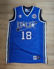 Maglia ITALIA ITALY MATCH WORN camiseta basket jersey myers fortitudo pozzecco